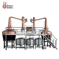 2500L 3500L Twins Pot Whisky Destillationsanlage